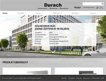 Tablet Screenshot of durach.com